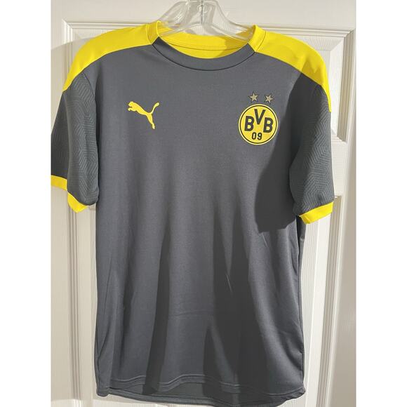 Borussia Dortmund Training Jersey 20/21 Sz M Soccer Futbol Puma BVB - Picture 1 of 7